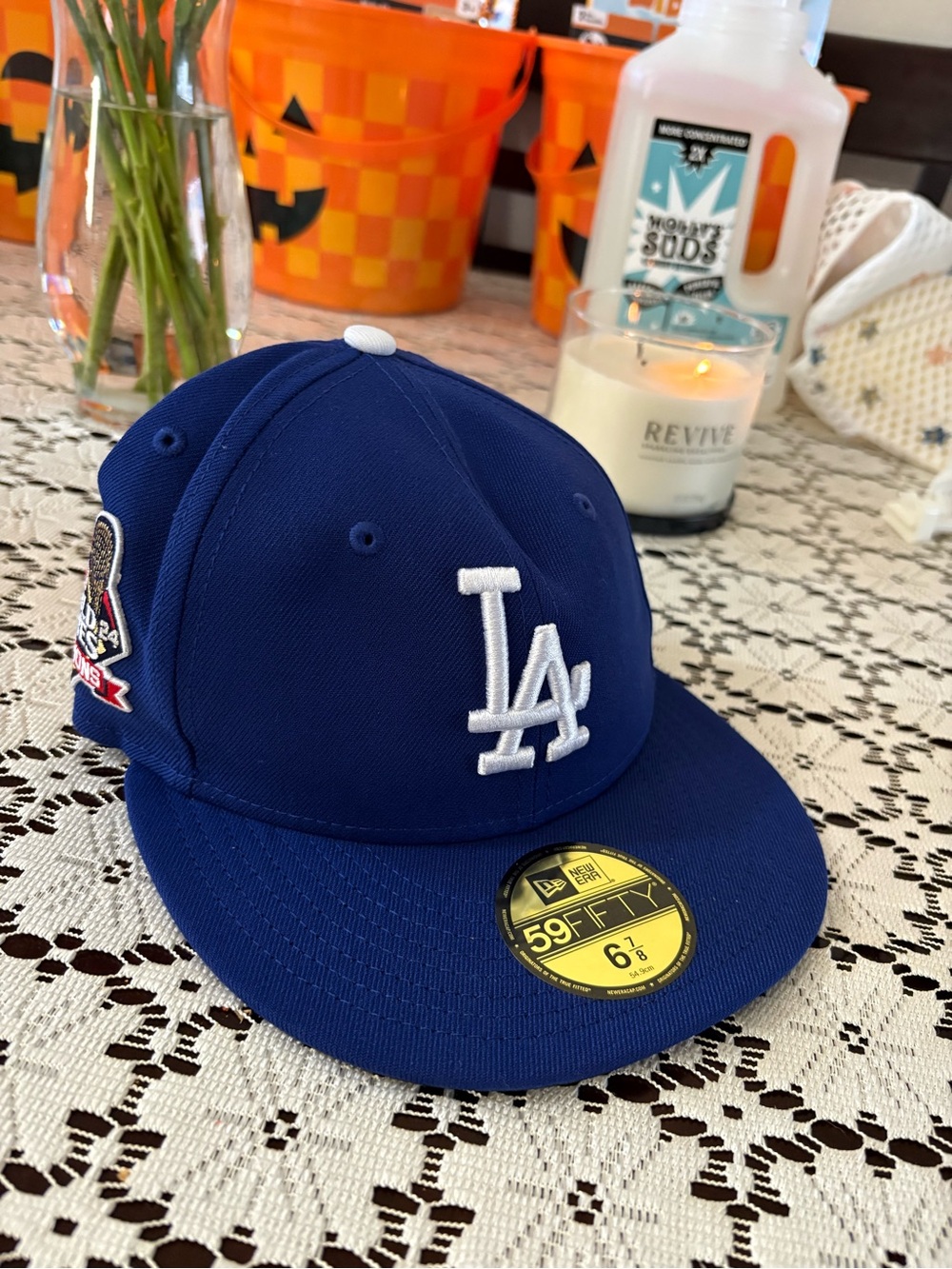 DODGERS 2024 WORLD SERIES CHAMPIONS SIDE PATCH 5950